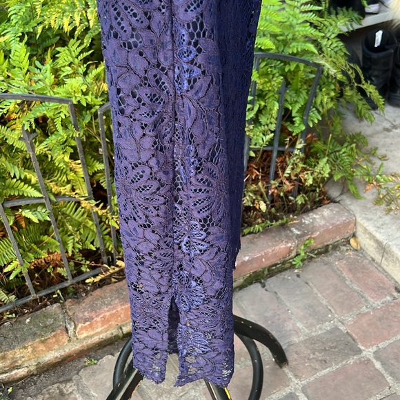 NWT Nanette Lepore, navy lace lined dress can be warned two ways. Size 12 - Picture 4 of 6